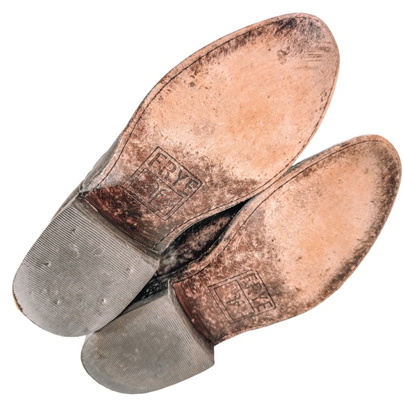 ✿FINAL💰DROP✿ Frye Dark Brown Wyatt Overlay Boots - Picture 11 of 16